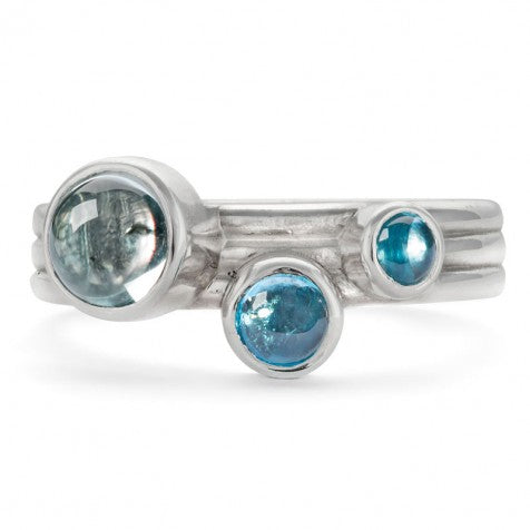 Alison Moore Aqua Nebula Ring
