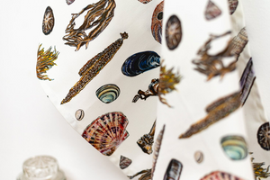 Sarah Leask Tea Towel - Sea Treasures