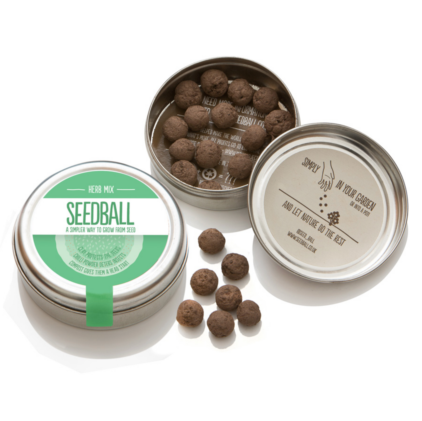 SEEDBALL Herb Mix Seedball Tin