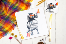 Load image into Gallery viewer, Sarah Leask Table Mat - Puffin
