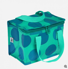 Load image into Gallery viewer, Rex Blue on Turquoise Lunch Bag
