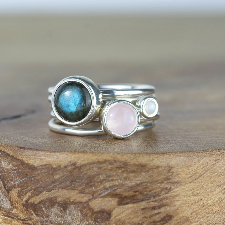 Alison Moore Frozen Stacking Ring