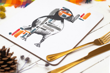 Load image into Gallery viewer, Sarah Leask Table Mat - Puffin
