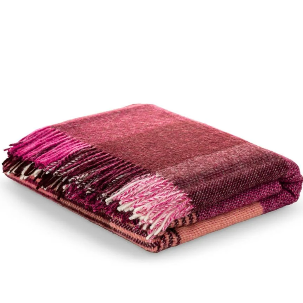 Bronte - Lindley Raspberry Throw