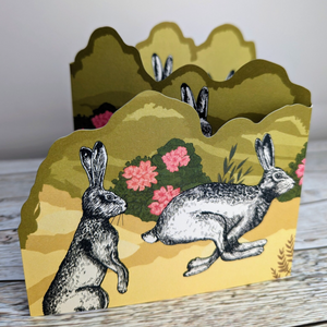 Tammie Norries - Concertina Card - Hare