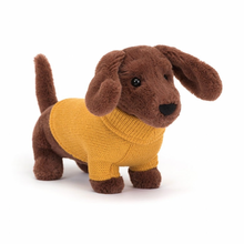 Load image into Gallery viewer, Jellycat Sweater Sausage Dog
