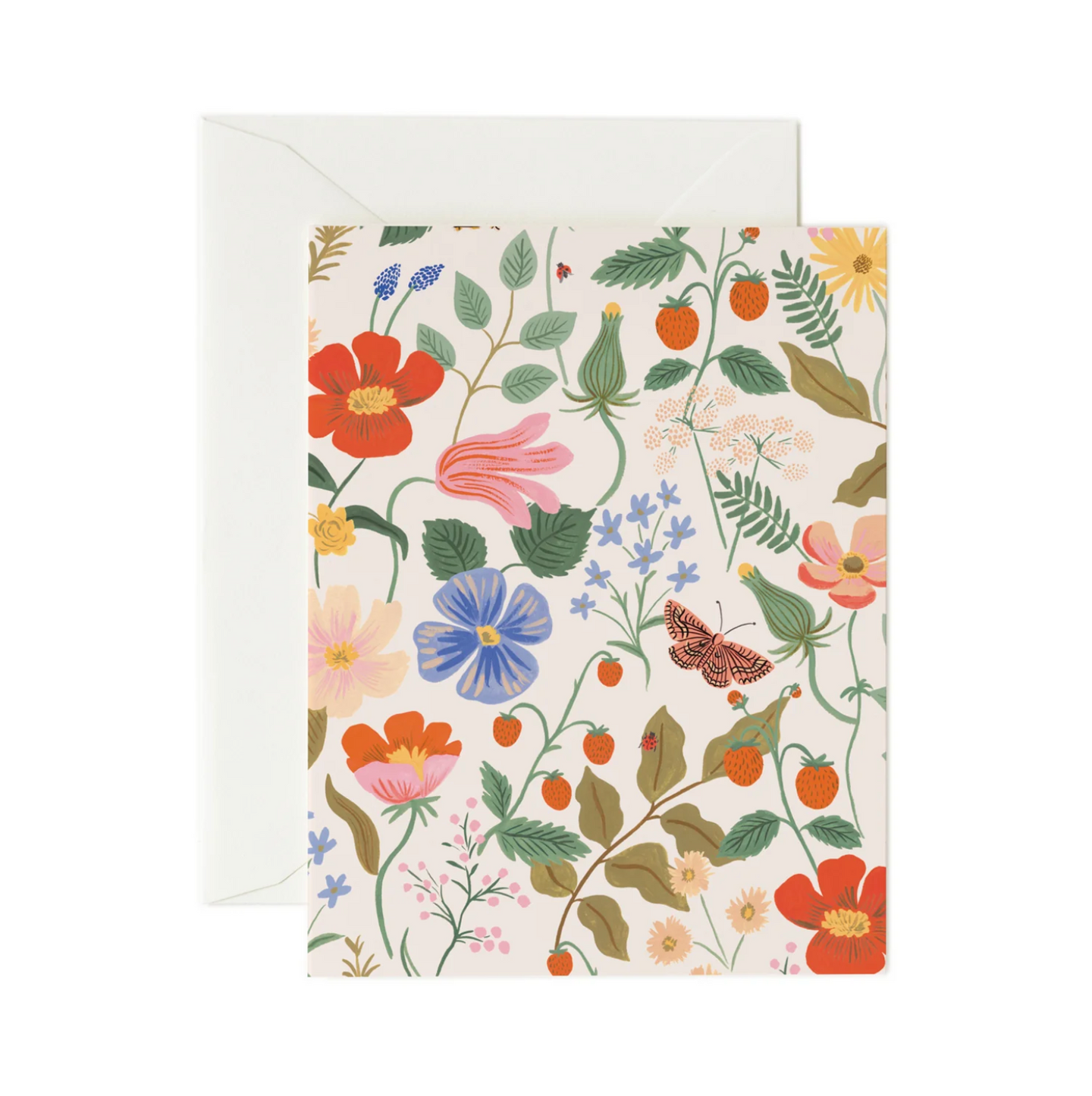 Rifle Paper Company - Strawberry Fields Cream Card