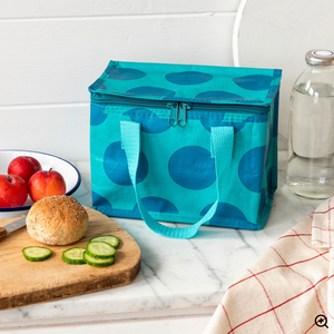 Rex Blue on Turquoise Lunch Bag