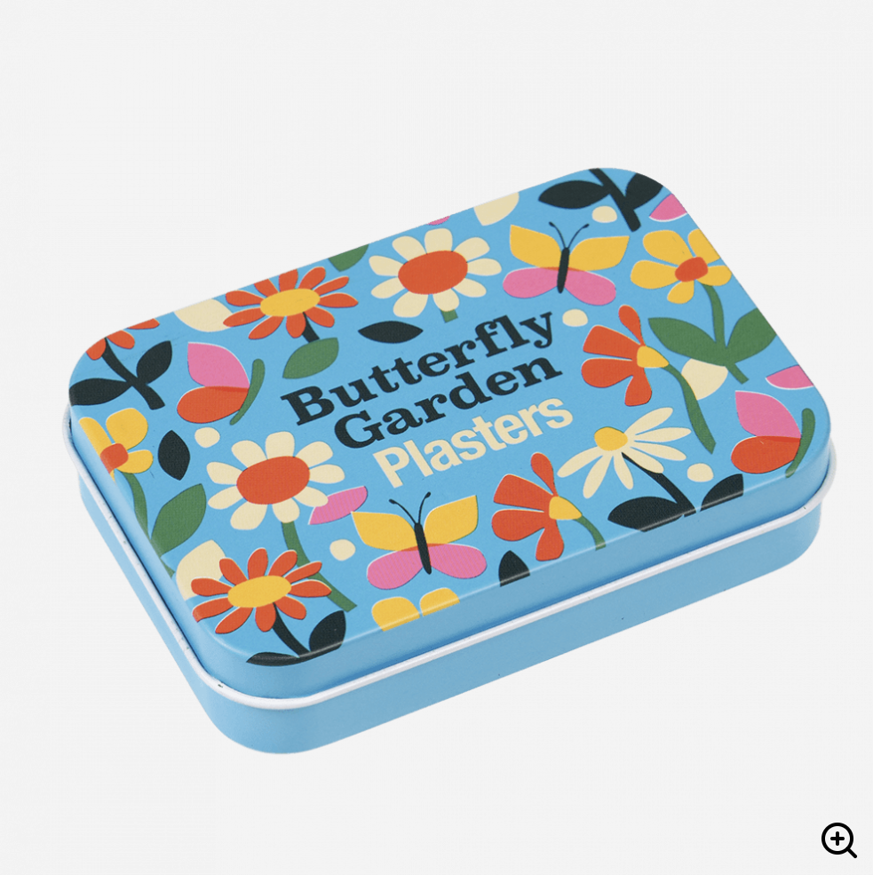 Rex Butterfly Garden Plasters in Tin