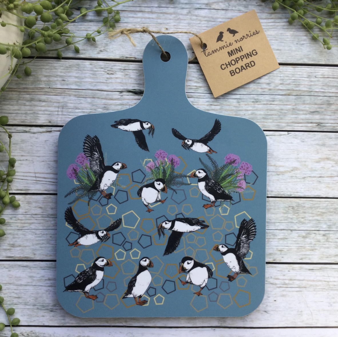 Tammie Norries - Puffin Chopping Board
