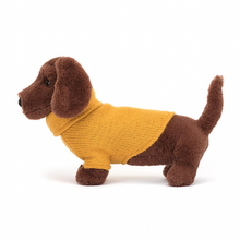 Load image into Gallery viewer, Jellycat Sweater Sausage Dog
