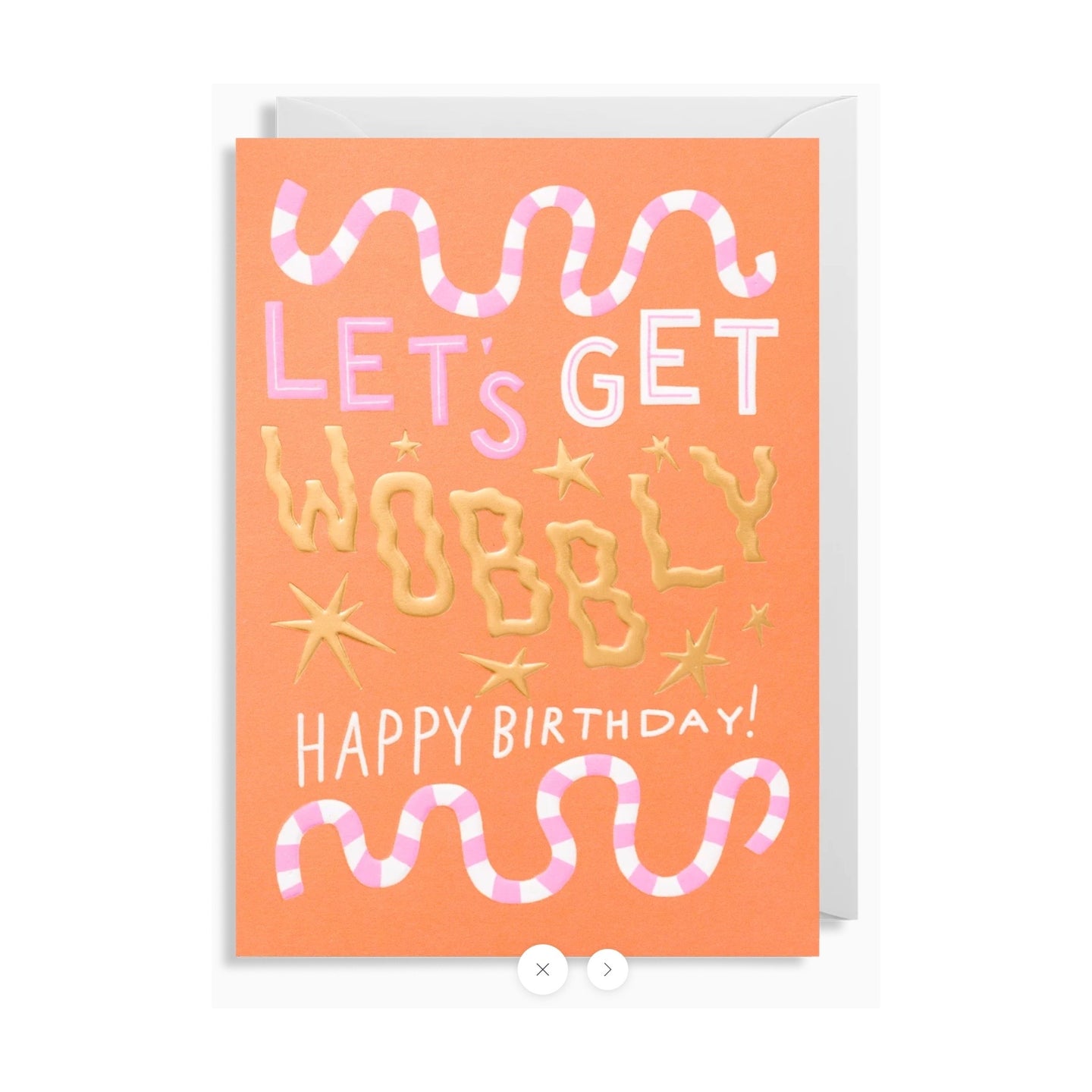 Lagom - Lets Get Wobbly Birthday Card