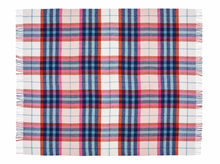 Load image into Gallery viewer, Bronte -  Falmouth Ivory/Red Throw
