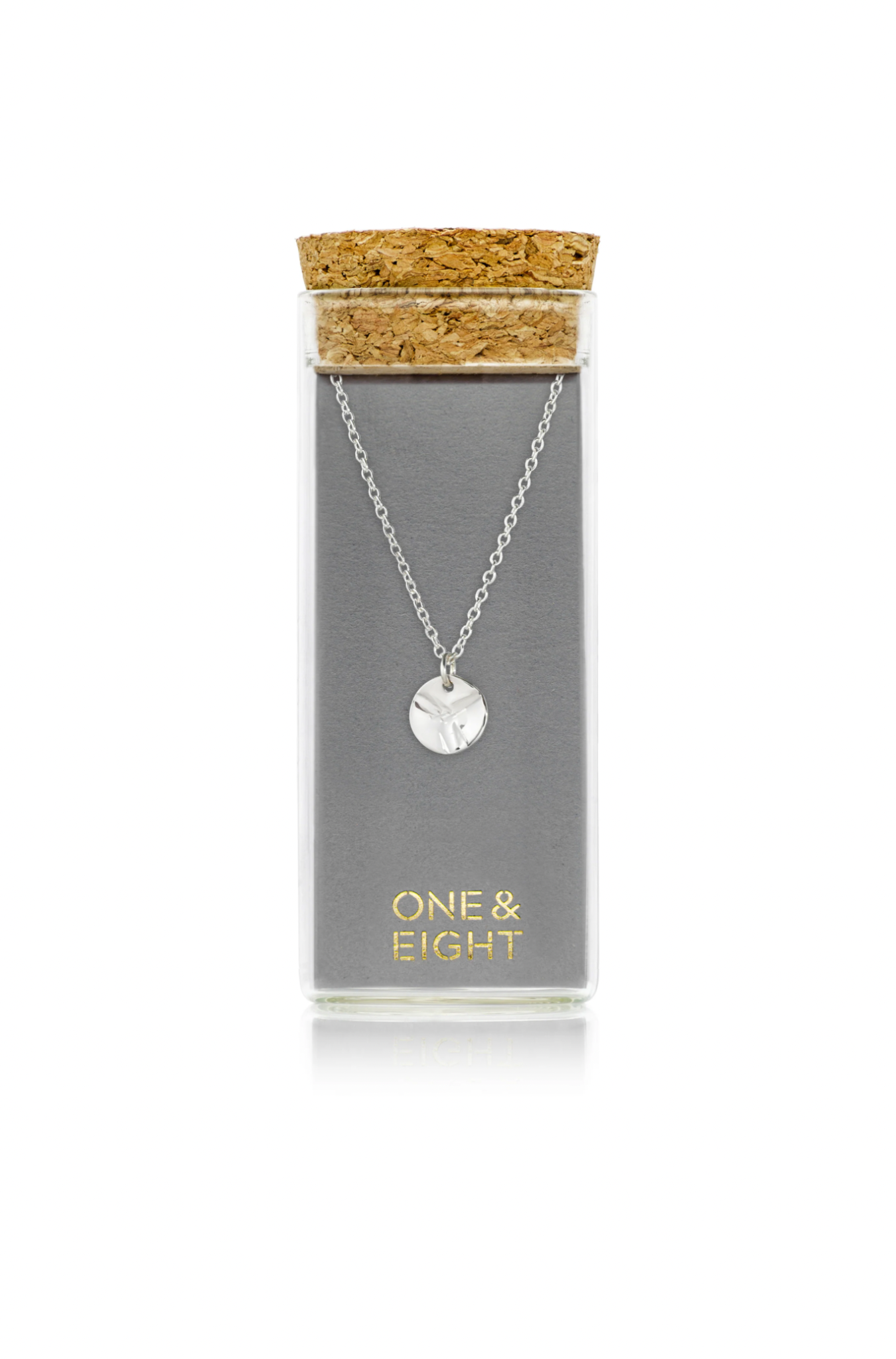 One & Eight Silver Shimmer Necklace