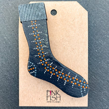 Load image into Gallery viewer, Pink Fish Painted Sock Brooch
