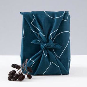 Ola Indigo Shapes Cotton Wrap