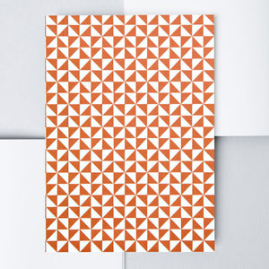 Ola Medium Notebook - Red Kaffe Print