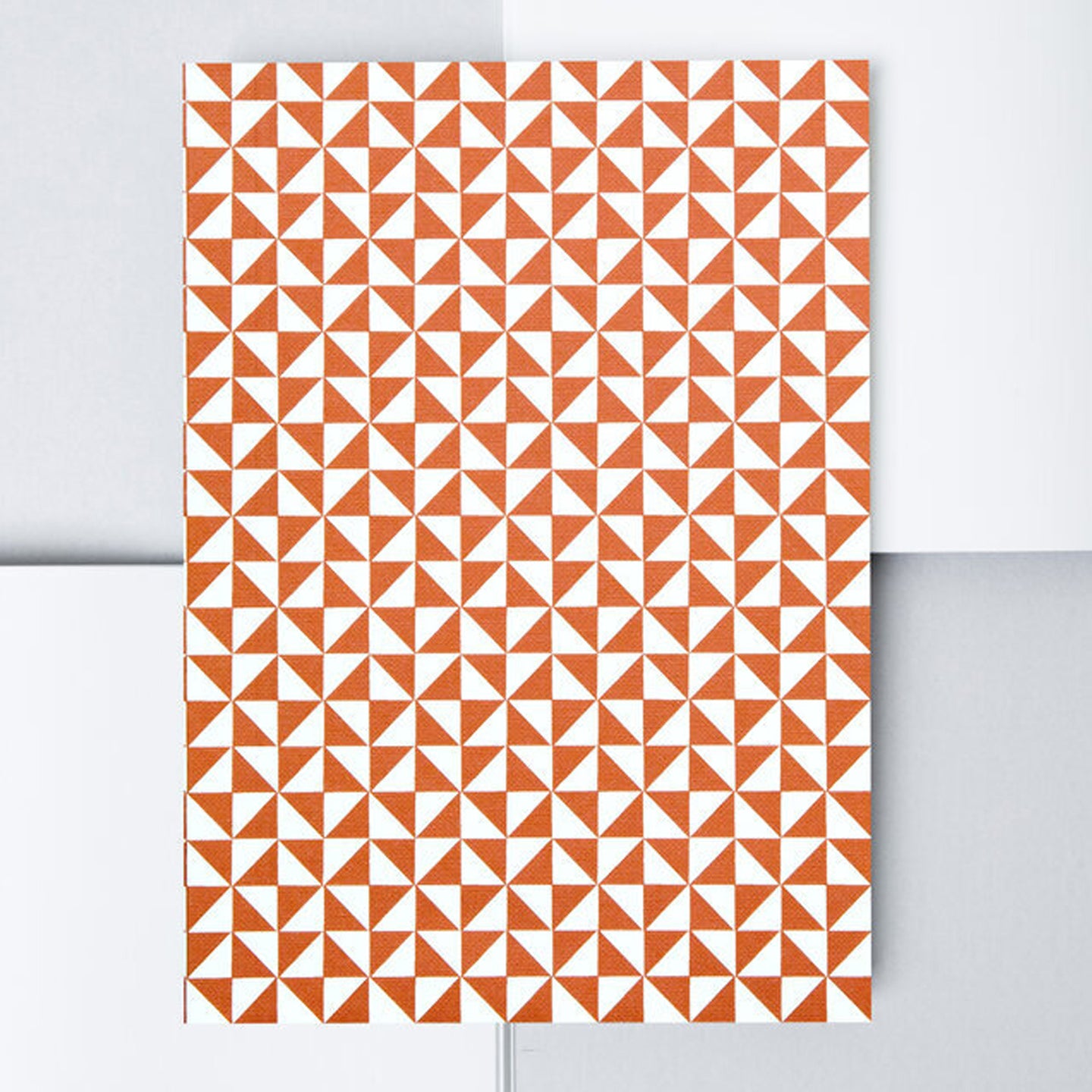 Ola Medium Notebook - Red Kaffe Print