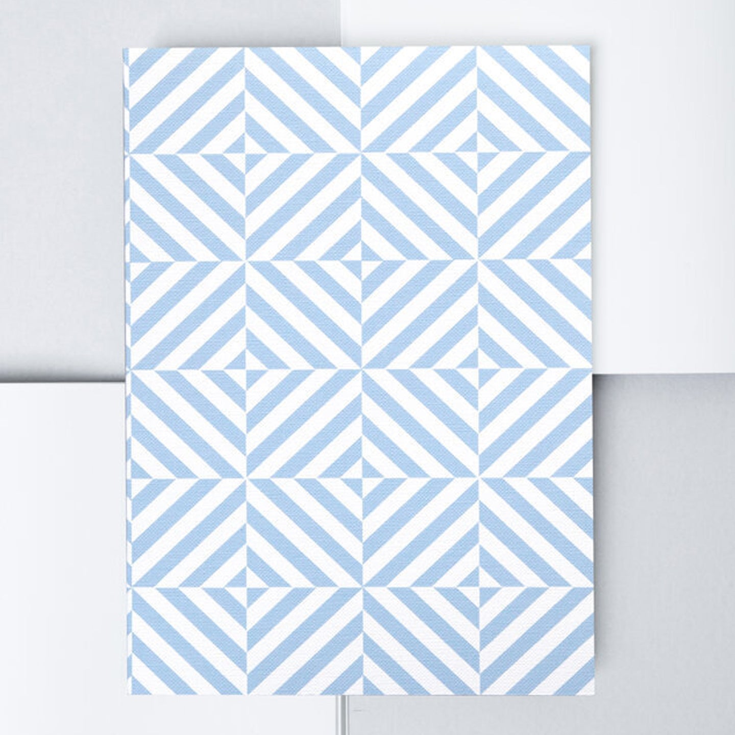 Ola Medium Notebook - Blue Alma Print