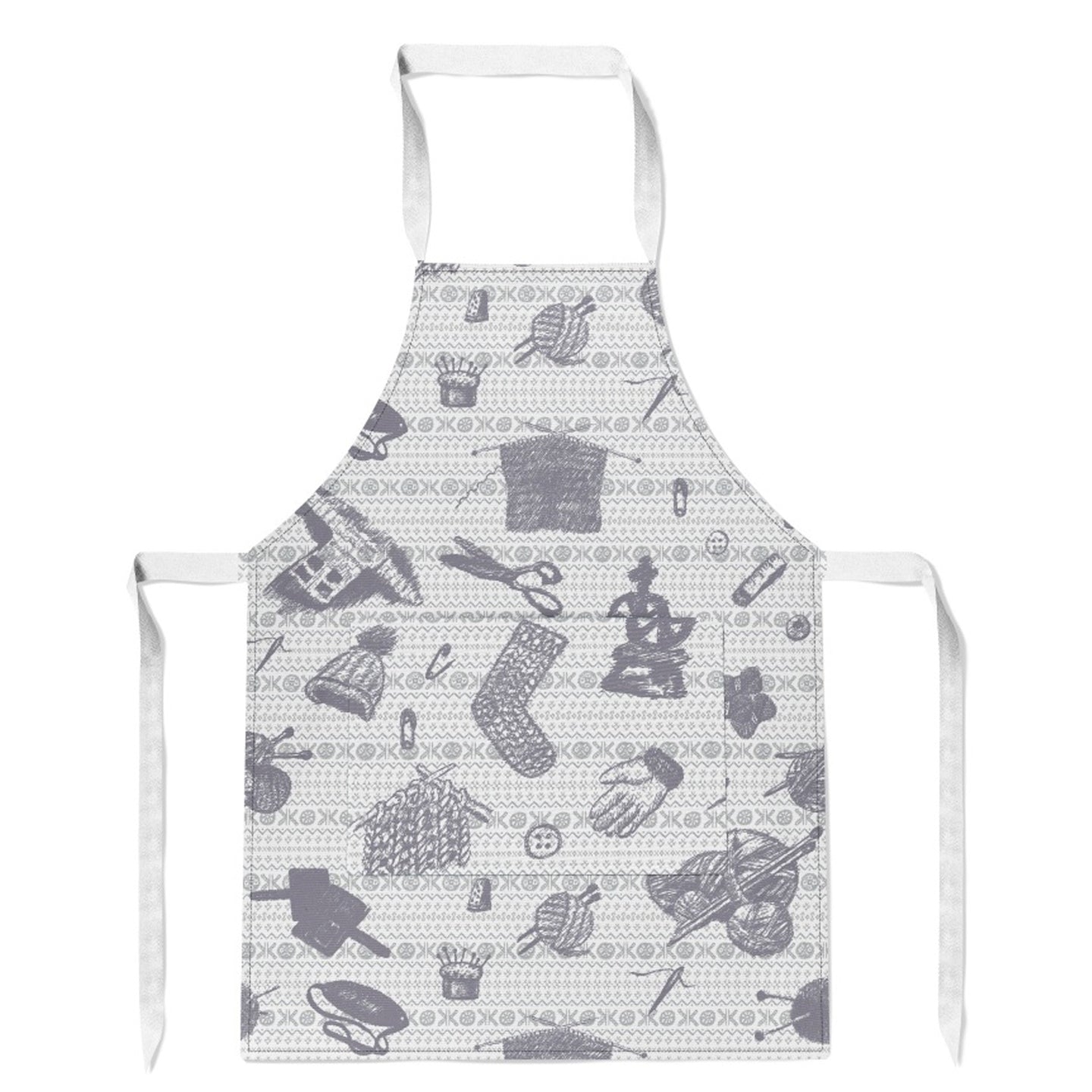 Julie Williamson  Apron Tak dee Sock - Grey