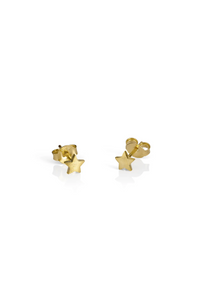 One & Eight Gold Tiny Star Studs